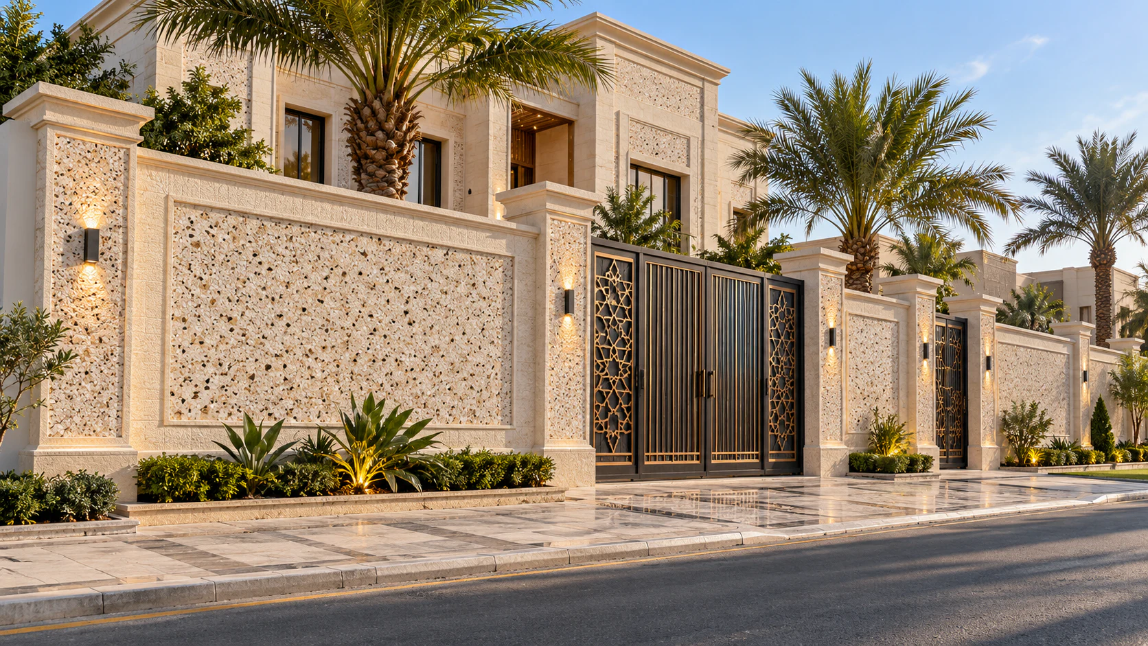 تصميم واجهة كسر رخام للمنازل والفلل بجازان