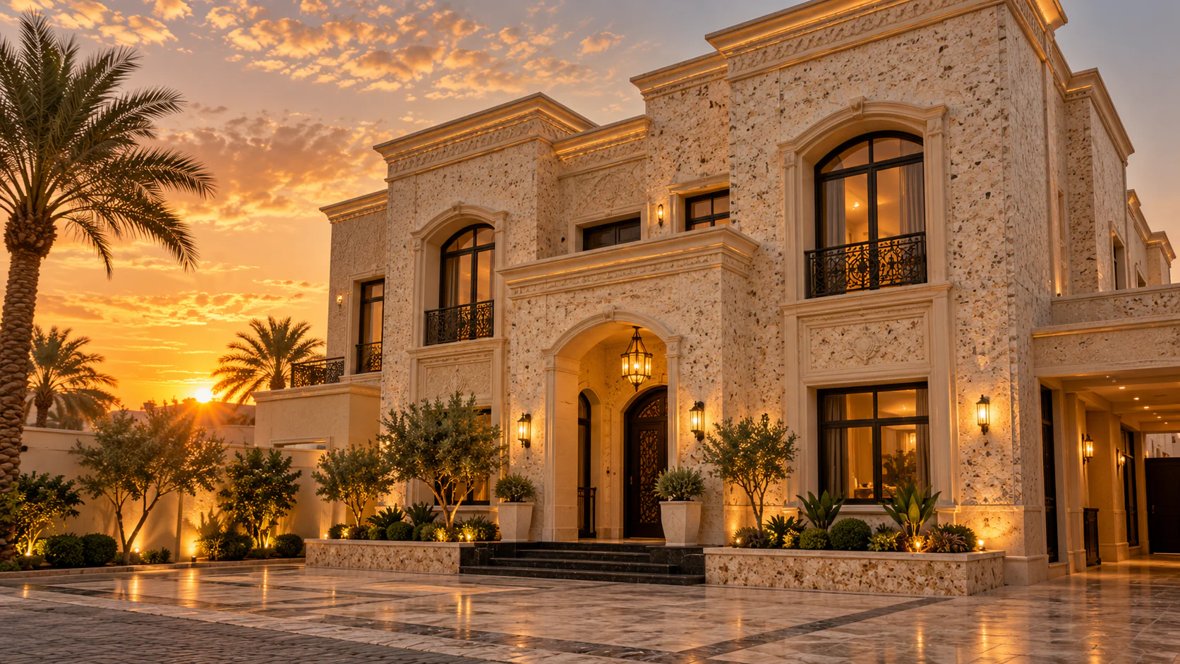 تشطيبات واجهات كسر رخام بجازان